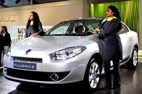 Renault showcases its Fluence